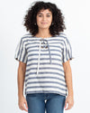 Madewell Clothing Small Striped Boxy Blouse