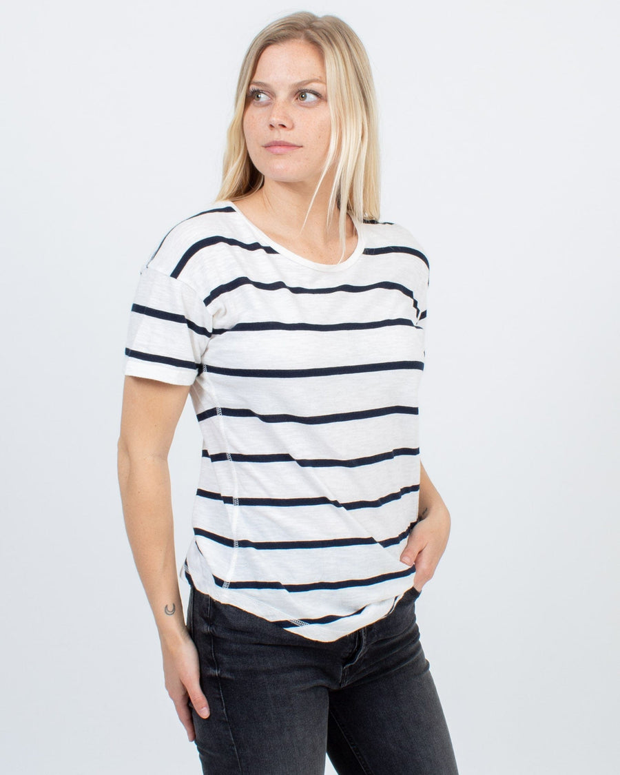 Madewell Clothing Small Striped Short Sleeve Tee