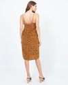 Madewell Clothing Small | US 4 Leopard Print Sleeveless Petite Midi Slip Dress