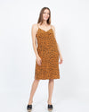 Madewell Clothing Small | US 4 Leopard Print Sleeveless Petite Midi Slip Dress