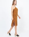 Madewell Clothing Small | US 4 Leopard Print Sleeveless Petite Midi Slip Dress