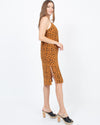 Madewell Clothing Small | US 4 Leopard Print Sleeveless Petite Midi Slip Dress