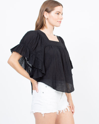 Madewell Clothing XS Square Neck Blouse