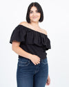 Mara Hoffman Clothing Medium Off-The-Shoulder Crop Top