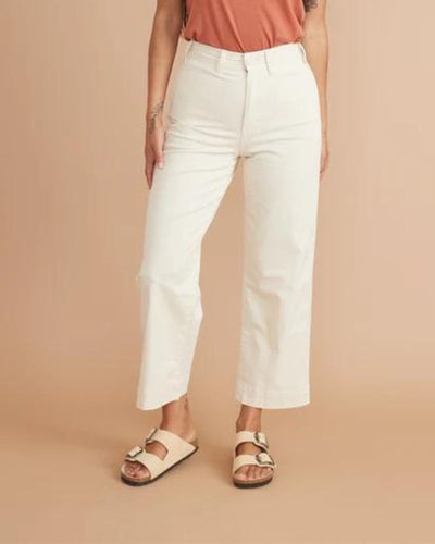 Marine Layer Clothing Medium | US 6 Bridget Pant in Antique White