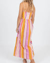 Matta Clothing Medium Variegated Stripe Sleeveless Maxi Dress