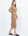 Max Mara Clothing Small Long Sleeve Turtleneck Midi Sweater Dress