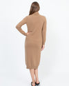 Max Mara Clothing Small Long Sleeve Turtleneck Midi Sweater Dress