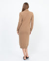 Max Mara Clothing Small Long Sleeve Turtleneck Midi Sweater Dress