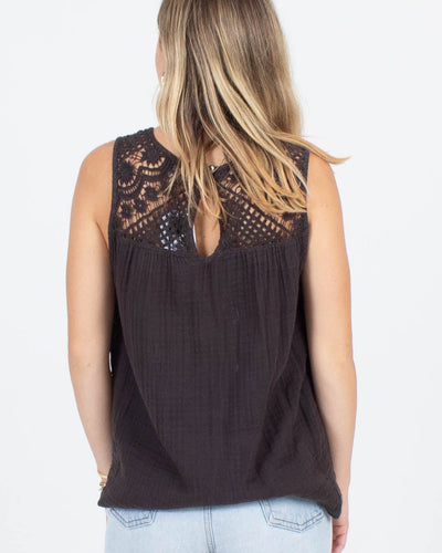 Michael Stars Clothing XS Tank with Crochet Detail