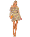 MISA LOS ANGELES Clothing XS Pamela Dress in Ischia Neon Paisley