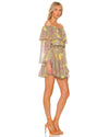 MISA LOS ANGELES Clothing XS Pamela Dress in Ischia Neon Paisley