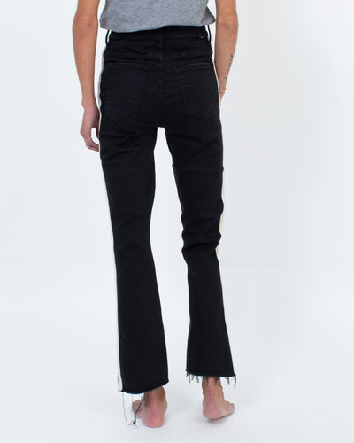 Mother Clothing XXS | US 24 "The Insider Crop Step Fray" With Racer Stripes Jeans