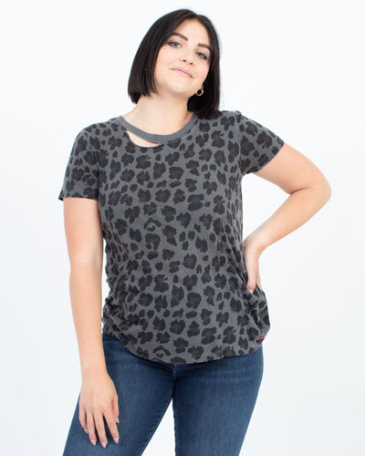 n:Philanthropy Clothing XS Leopard Graphic Tee