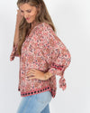 Natalie Martin Clothing Small "Renata" Pink Blouse