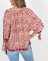 Natalie Martin Clothing Small "Renata" Pink Blouse