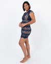 Nightcap Clothing Medium Navy Lace Bodycon Dress