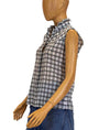 Nili Lotan Clothing XS "Feora" Plaid Sleeveless Shirt