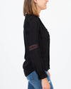 Paige Clothing Small Silk Long Sleeve Blouse