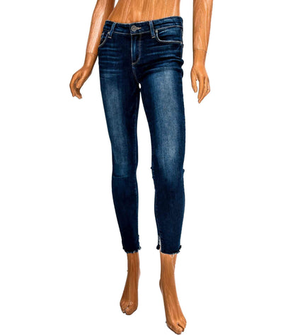 Paige Clothing Small | US 27 Mid-Rise Ankle Fray Skinny Jeans