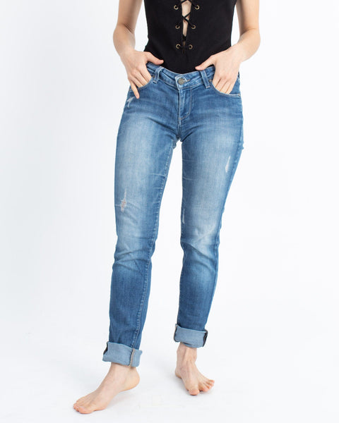 PAIGE Tiger Lily Jimmy Jimmy Skinny outlet Cropped Denim Jeans