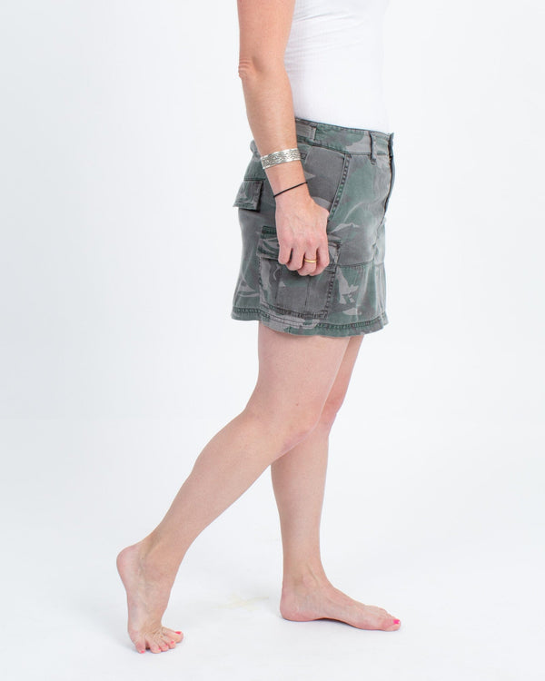 Camo Cargo Skirt The Revury