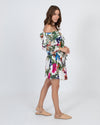 Parker Clothing Small Off The Shoulder Floral Dress