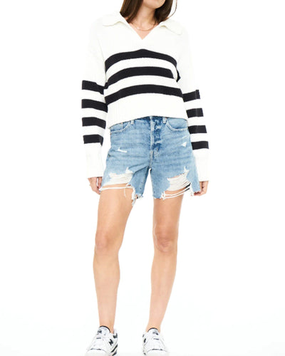 Pistola Clothing "Devin" Mom Cut Off Denim Shorts