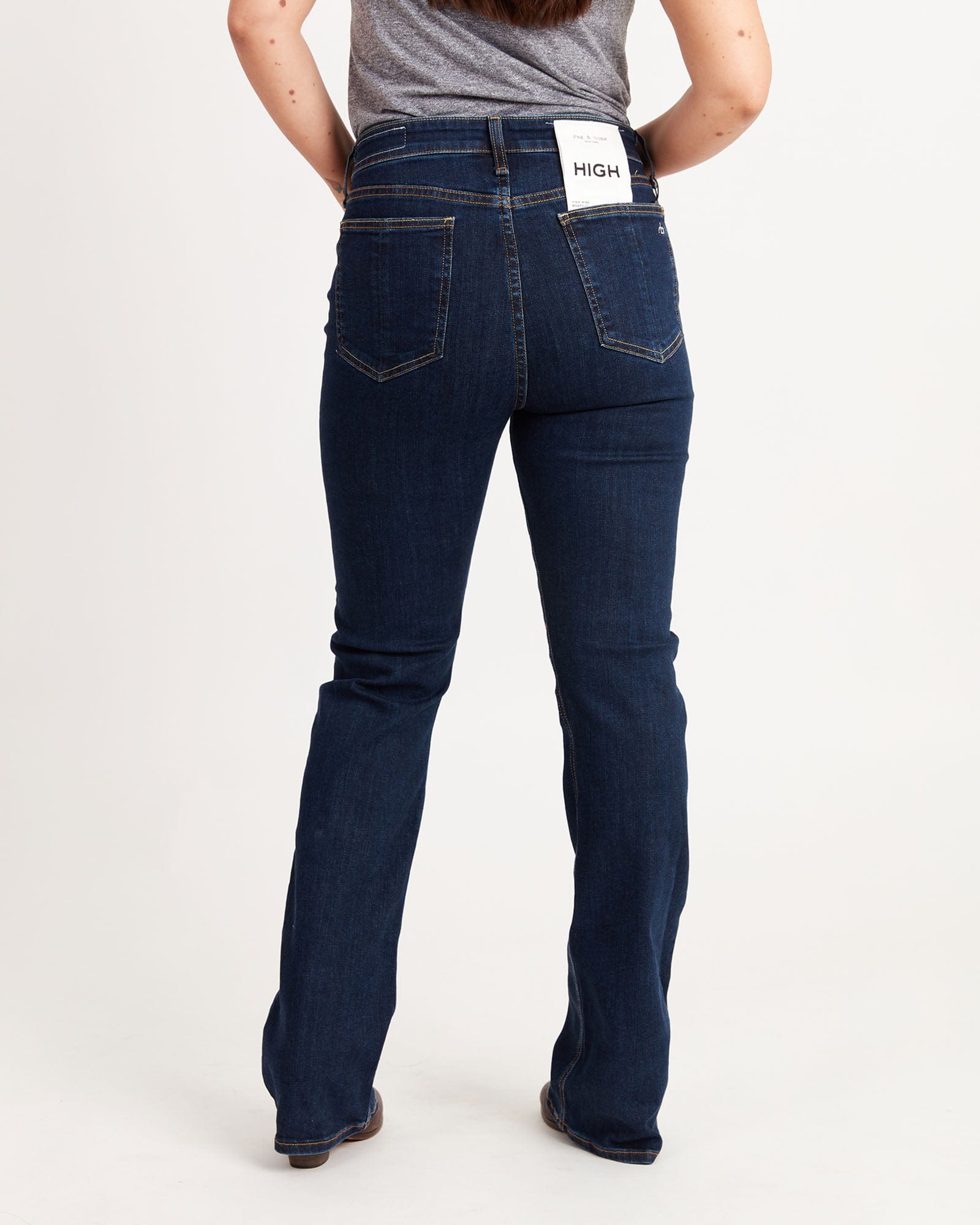  High Waisted Bootcut Jeans