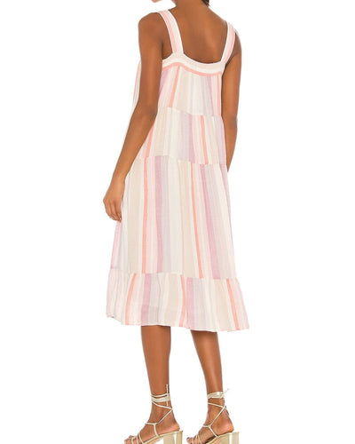 Rails Clothing Medium "Amaya" Tiered Maxi Dress