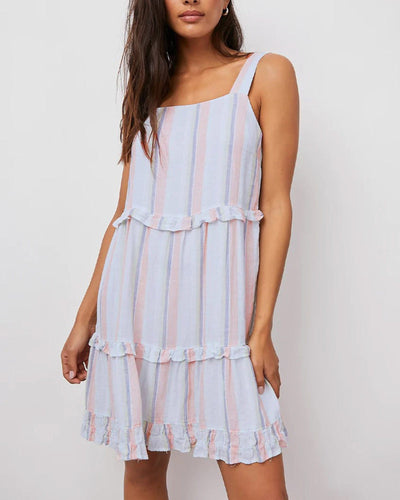 Rails Clothing Medium "Sandy Biarritz Multi Stripe" Dress