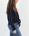 Rails Clothing Small "Ava Liverno" Metallic Striped Top