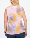 Raquel Allegra Clothing Large Tie Dye Tank Top