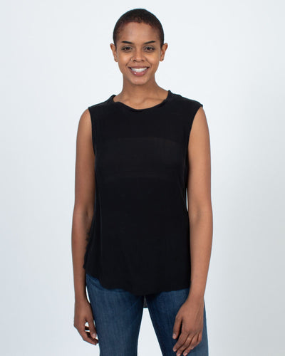 Raquel Allegra Clothing Medium Contrasting Tank Top