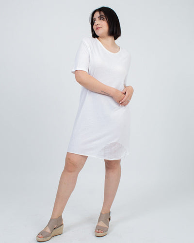 Raquel Allegra Clothing Medium T-Shirt Dress