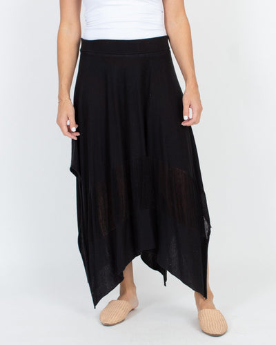 Raquel Allegra Clothing Small Asymmetrical Skirt