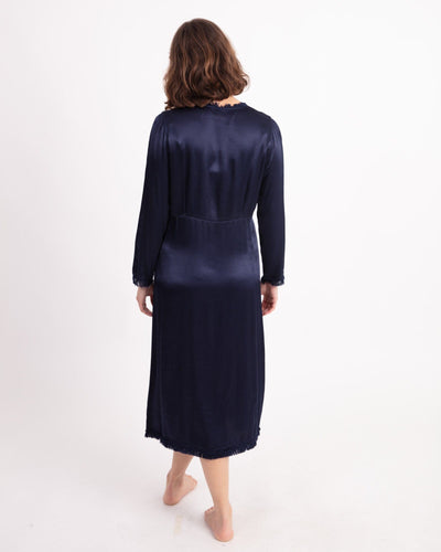 Raquel Allegra Clothing Small Long Sleeve Midi Dress