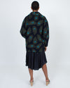 Raquel Allegra Clothing Small Printed Cocoon Coat