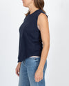 Raquel Allegra Clothing Small Sleeveless Textured Tee