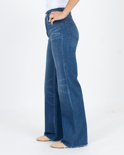 RE/DONE Clothing XS | US 25 "70's Ultra High Rise Wide Leg" Jeans