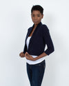 Rebecca Taylor Clothing XS Navy Cashmere Cardigan