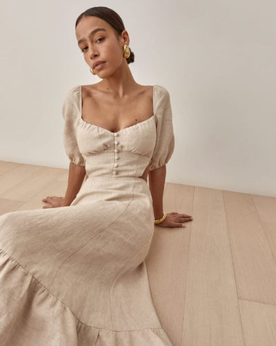 Reformation Clothing Small | 6 "Maryam" Linen Dress