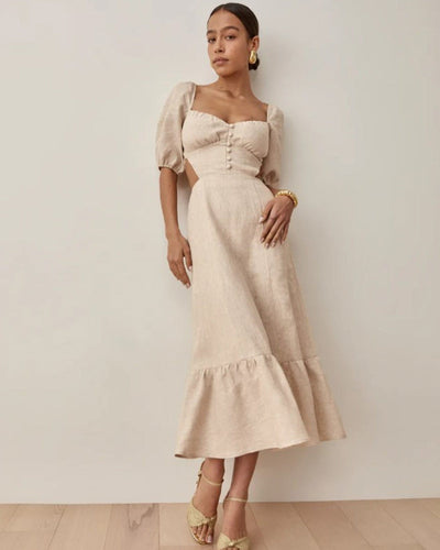 Reformation Clothing Small | 6 "Maryam" Linen Dress