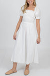 Reformation Clothing Small White Cotton Dress