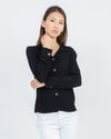 Reformation Clothing XS Black Collared Blouse