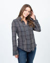 RtA Clothing Medium Plaid Button Down Blouse