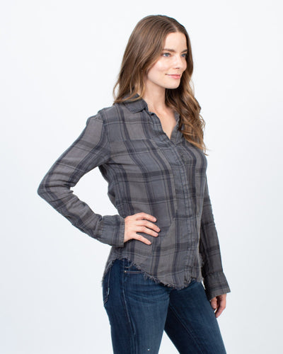 RtA Clothing Medium Plaid Button Down Blouse