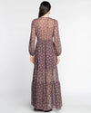 Self Contrast Clothing Small "Gianna" Buttoned Maxi Dress