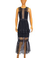 SELF-PORTRAIT Clothing XS | US 2 "Frilled Column" Dress