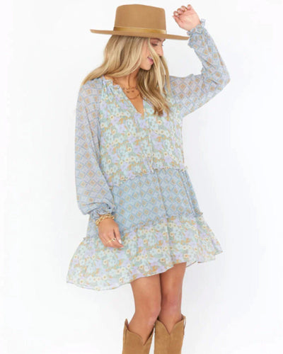 Show Me Your Mumu Clothing Small "Birdie" Mini Dress